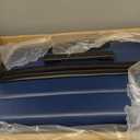 Amazon Basics 30" Hardside Large Checked Luggage, Hardshell Suitcase With Wheels, Expandable For Up to 15% More Space, With Scratch-Resistant Surface, Four Multi-directional Wheels, Navy Blue