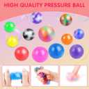 VISCOO 24 Pack Stress Balls for Adults, Squeeze Balls for Anxiety Relief, Soft Palm-Sized Pressure Balls, Durable Relaxation Set