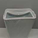 1 Pack Plastic Waste Can, 4.5 Gallon Kitchen Trash Can (Blue)