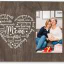 Mom Picture Frames 4x6 - Mothers Day Picture Frames, Mothers Day Gifts for Mom, Mother Mom Gifts from Daughter Son, Mother's Day Gift Ideas, Unique Gifts for Mothers Day, Mom Letters Photo Frame