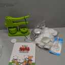 Button Maker Machine, Pin Maker Machine Kit (3rd Gen) Installation-Free DIY, Badge Maker Button Press Machine with Free Button Parts&Circle Cutter&Wrench Gadget (Green, 58mm2.25in)