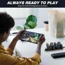 Portable Charging Dock Station for Nintendo Switch 2 Joycon Controller, FANPL Mini Fast Charger Stand for 4 Joy con 2 with Charging Indicator and Type C Charging Cable