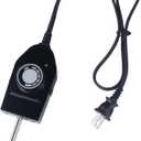 06900 Probe Temperature Control Thermostat Cord Compatible with Presto Skillets/Griddles/Grills/Frypans 40+ Inches- 0-400F Temp Control, 1-3/8" Terminal Spacing, Plug & Play