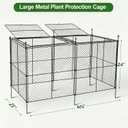 Crop Cage, 45"23"24" Garden Cage to Keep Animals Out, Chicken Wire Cloche, Heavy-Duty Plant Protector for Raised Garden Bed, Protect Vegetables from Rabbits Squirrels
