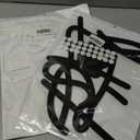 Let's Party Sign for Backdrop Balloon Arch - Large Felt Letters Funny Signs for Party Sign, Birthday, Graduation, Wedding, Bachelorette, Christmas, Home Bar, Man Cave Wall Decor - Black And White, Reusable