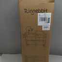 Rinnebbit Baby Bassinets Bedside Sleeper, 4 in 1 Portable Bedside Crib w/Mattress, Diaper Changer, Storage Basket, Music Box, Carry Bag, Foldable Playard Sleeper for Newborn (Light Gray)