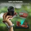 SMALLRIG X-M5 Leather Half Case Kit for FUJIFILM+Universal Leather Camera Neck Strap
