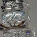 CCVOO 1.25 Reading Glasses for Women 5-Pack  Blue Light Filtering, Spring Hinges, Lightweight Readers