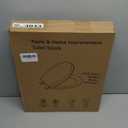 Round Toilet Seat with Quick Release + Soft Close, Easy Clean No Slam, PP Material Safe and White, 16.5 x 14.1 inches