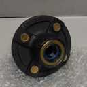 2 Sets Trailer Hub Kits 4 on 4'' for 2000 lbs 1'' BT8 Straight Axle Spindle, Prelubricated L44643 Bearings 4x4'' Trailer Replacement Idler Hub 4 Lug Bolt Trailer Wheel Hub Kit