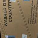 Avana (100% Natural Solid Wood Washer Dryer Countertop  Black Pine Laundry Countertop with Raised Edges, 54 x 27.5 Counter Top for Washer and Dryer, Laundry Room Organizer & Tabletop