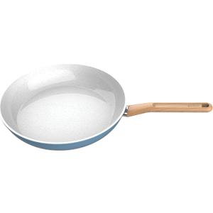 GoodCook Healthy Ceramic Titanium-Infused 12 Fry Pan, Light Blue  Induction Cookware, Nonstick Cooking Pan, Frying Pan Skillet for Eggs, Meats, Vegetables, Sauces, Warming Tortillas