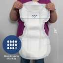 Abena San Premium Incontinence Pads, Heavy Absorbency, (Sizes 8 to 11), Size 11, 21 Count