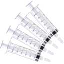 2 x 60ml Luer Lock Syringe, Syringes Without Needle, Disposable Syringe Individually Wrapped(4)