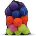 Tennis Balls, 20 Pack Training Tennis Balls,High Elasticity Practice Tennis for Beginner, Exercise Playing Balls for Pet Dog (Multicolour)
