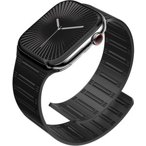 EVIE BAND Magnetic Band Compatible with Apple Watch Bands for Men Women 44mm 46mm 42mm 45mm 40mm 41mm 49mm 38mm, Silicone Loop Sport Strong Strap for iWatch Series 11 Ultra 3 Ultra 2 Se 10 9 8 7 6 5