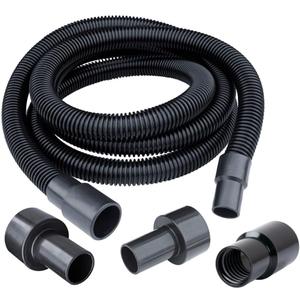 POWERTEC 70347 10 Ft. Dust Collection Hose Kit with 5 Fittings for Woodworking Power Tools Home and Wet/Dry Shop Vacuums