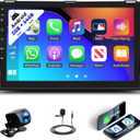SIXTOP 2+64G Android Car Stereo for Mazda 3 2004-2009 Upgrade Radio with Apple Carplay Android Auto 9 inch Touch Screen Bluetooth GPS Navigation Mirror Link FM RDS WiFi SWC EQ AHD Camera & MIC