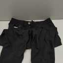 Hybrid & Company Women's Ultra Stretch Mid Rise Skinny Capri Pants with Pockets, Black Large