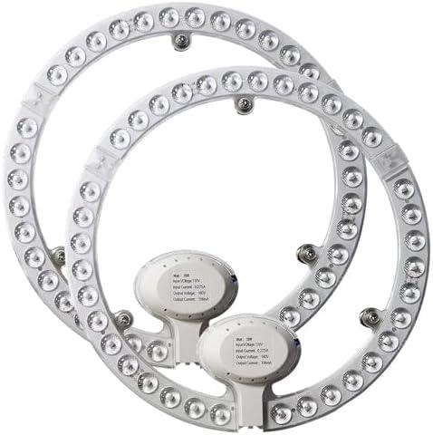 Celiwace T9 LED Circline Light Bulb, FC9T9/DL Led Replacement for GE Philips Sylvania 9 Inch Circular Fluorescent T9 30 Watt Day Light 2200LM, Not Dimmable 2 Count