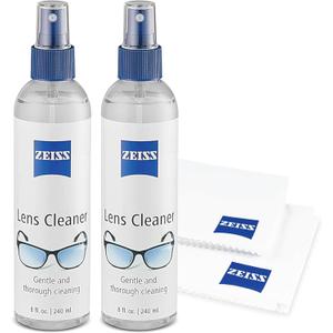 ZEISS Lens Cleaning Kit – (2) 8 oz Lens Spray & Microfiber Cloths