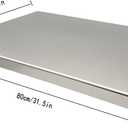 Stainless Steel Cutting Boards for Kitchen,Baking Board,Pastry Board,kneading Panel - Suitable for Cutting Vegetables, Fruits, Meat,bread - Easy To Clean and Store (80x50cm/31.5x19.7in)