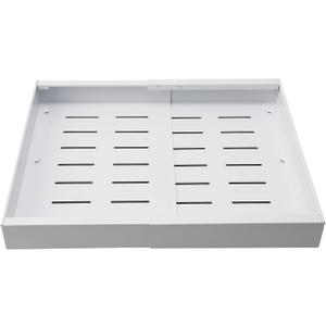 FAMKIT Expandable Pull Out Cabinet Organizer, No Drilling Slide-Out Drawer with Adhesive Nano Film, Adjustable Width 12.6-20.5in Shelf Storage Drawer for Kitchen Base Cabinet Organization