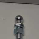CURT 40090 Chrome Trailer Hitch Ball, 10,000 lbs, 2-Inch Diameter, 1-1/4 x 2-5/8-Inch Shank
