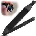 Two Point Gun Sling with Swivels Hooks, Rifle Sling Padded Shoulder Strap Adjustable Length and 2 Points Secured Swivel for Outdoors (Swivel Hook)