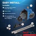 Watts Heat H2O Hot Water Recirculation System w/Programmable Timer, Instant Hot Water, , Pump, 2 Adapters, Sensor Valve, Mounting Screws, 2 Supply Lines, Easy DIY Install (0955805)