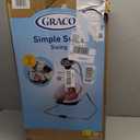 Graco Simple Sway Baby Swing, SidetoSide Sway, Infant Swing with 6 Speeds, Vibration, Abbington