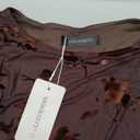 MEROKEETY Women's 2026 Spring Wedding Guest Maxi Dress Long Sleeve Bodycon Floral Mesh Fall Cocktail Formal Party Dresses (Large, Brown)