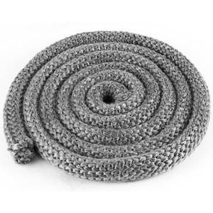 Wood Stove Door Gasket, 1" Wood Stove Gasket Rope Seal for Woodburning Stoves, Heat Resistance Fiberglass Gasket Replacement for Wood Stoves and Fireplaces(1" x 98" Rope)