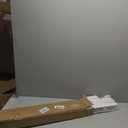 36" W x 36" H Cordless Faux Wood Blinds, 2" Slat, White, Room Darkening, Waterproof, Easy to Install, Inside Mount, Wand Tilt Control