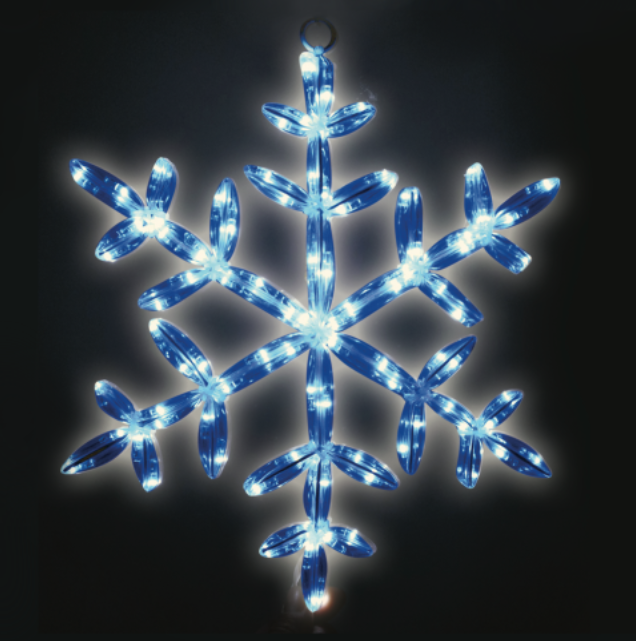 Brite Star 24 inch Lighted LED Snowflake, Blue