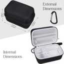 Camera Case for Fujifilm X100VI / X100V Digital Camera, Case for Fuji X100VI/ X100V/ X100F/ X100T/ X100S/ X100 with Pocket for Cable SD card (Case Only) (Black)