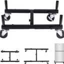 Furniture Dolly Heavy Duty Mini Fridge Stand with 4 Lockable Wheels