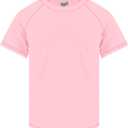 Boys Rash Guard Swim Shirt Short Sleeve Swimwear Toddler Kids Youth Rashguard Water Shirt UPF+ 50 Quick Dry Shirt (5-7Y, Light Pink)