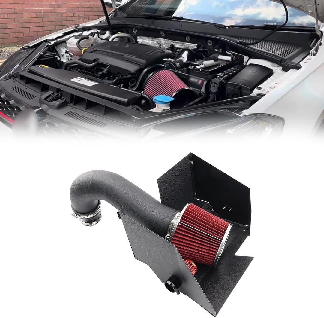 LWC Cold Air Intake Compatible with 1.8/2.0TSI Engines 2015-2021 Audi A3/ TT VW Golf/GTI ;2019-2023 VW Jetta GLI