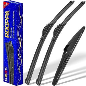 3 wipers Replacement for 2013-2018 Toyota RAV4, Windshield Wiper Blades Original Equipment Replacement - 26"/ 16"/ 10" (Set of 3) U/ J HOOK