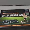 Soccer Training Mat with Adjustable Soccer Trainer - Non-Slip Soccer Training Equipment for Kids Youth to Boost Speed, Strength & Coordination | Soccer Trainer for Indoor/Outdoor Drills (90*60cm)
