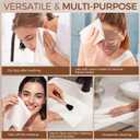 PEACHICHA Dry Facial Wipe Face Towels, XL Dry Face Wipes, Extra Large Washcloths, Disposable Face Clothes, Ultra Soft Towelettes For Removing Makeup, 1012 inch, 100 Count