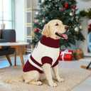 Dog Sweater Knitted for Small to Large Dogs Boy Girl, Classic Turtleneck Dog Christmas Sweaters, Warm & Soft Pet Clothes for Winter (Love Red, L)