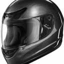 TCMT Full Face Motorcycle Helmet for Adults Men Women, Lightweight Polycarbonate Street Bike Dirt Bike Helmet with Anti-Scratch Mirror Shield and Removable Liner, DOT Approved, Small