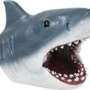 Penn-Plax Jaws Officially Licensed Aquarium Decoration  Shark Swim-Through  Safe for Freshwater and Saltwater Fish Tanks  Small