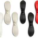 CORDSY Appliance Cord Wrap - Adhesive Cord Wrapper for Appliances - Stick-On Bundler for Appliance Cords (Pack of 8, Black, Red, & White)