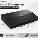Upgrade Hinged Lid w/Thermometer for Blackstone 28'' Griddle Hard Cover Flat Top Lid for Blackstone 1517 1605 1853 1856 1839 2145 1803 1885 1983 1924 2094 28" Griddle Cover