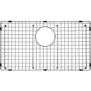 Serene Valley Sink Bottom Grid 26" X 13", Rear Drain with Corner Radius 3/8", Sink Protector SVH2613R