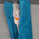 Boileau Electric Heating Pad for Back Pain and Period Cramps Relief, 17"x33" Extra Large XXXL, 3 Heating Levels Heat Pad with 2-Hour Auto Shut Off, Gifts for Women and Mom, Blue