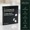 Cleaning tablets for fully automatic coffee machines - Highly effective tablets for all coffee machines e.g. Miele, Breville, Nespresso I environmentally friendly cleaner (1 Count (Pack of 40))
